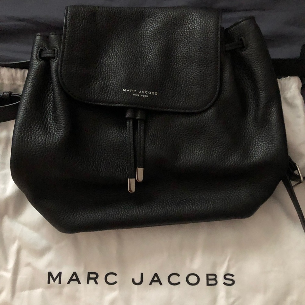 Marc Jacobs Pike Place Pebbled  Leather  Backpack